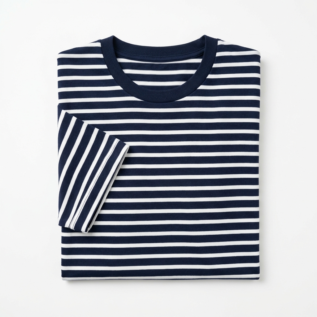 Navy Striped Tee
